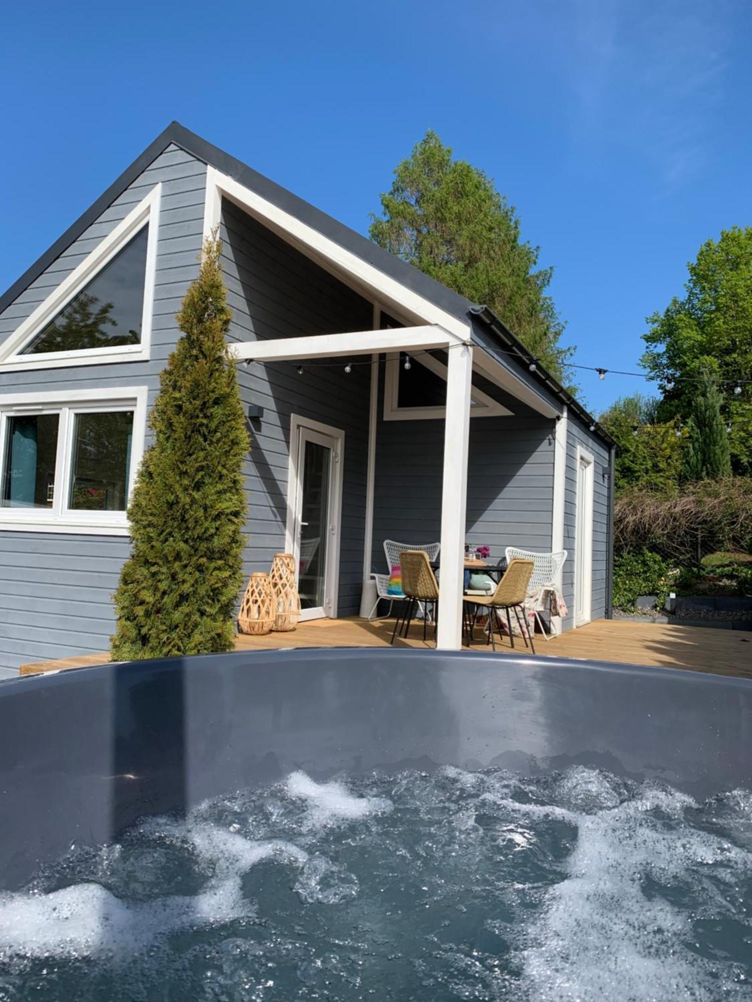 Domek Arkasasino Z Jacuzzi Exterior foto